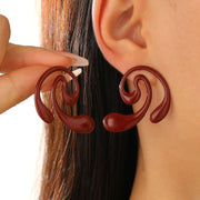 Retro Ancora Colored Red Earrings Fashion Personality – Stylish Gifts — 5