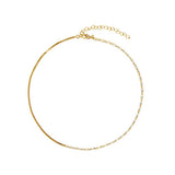Fashion Versatile Half Diamond Half Chain – Stylish Gifts — 3