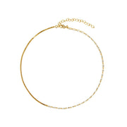 Fashion Versatile Half Diamond Half Chain – Stylish Gifts — 3
