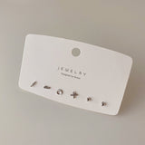 925 Silver Post Asymmetric Petite Mini Six – Meaningful Gifts — 7