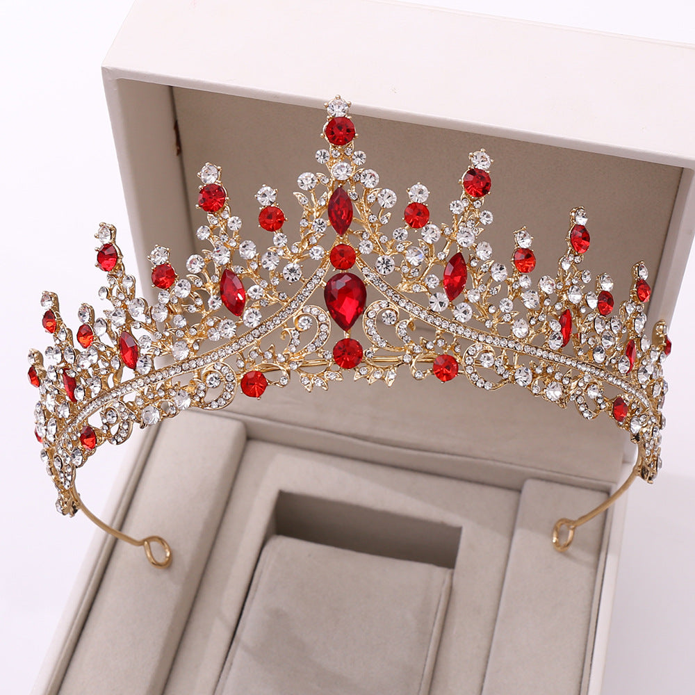 Wedding Crown Tiara Necklace Set Chain – Jewelry Gift Ideas — 1