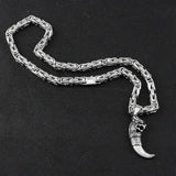 Hip Hop Kirin Ivory Wolf Fang Pendant Dominant – Jewelry Gift Ideas — 1