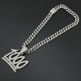 Digital Hip Hop Necklace Men's Gold Plated – Jewelry Gift Ideas — 5