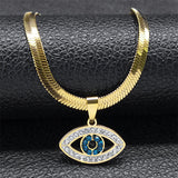 Blue Eye Necklace Turkish Alloy Necklace – Jewelry Gift Ideas — 2