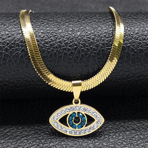 Blue Eye Necklace Turkish Alloy Necklace – Jewelry Gift Ideas — 2