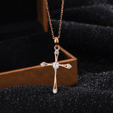Silver Vintage Cross Necklace For Women – Jewelry Gift Ideas — 3