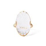 Summer Vintage Ice Crystal Floating Flower Ring – Jewelry Gift Ideas — 4