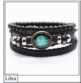 Vintage Braided Leather Cord Set Bracelet – Jewelry Gift Ideas — 8