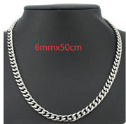 Stainless Steel Necklace European and American – Jewelry Gift Ideas — 20