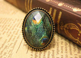 Vintage Oval Flower Gemstone Ring For Women – Gifts for Her — 11
