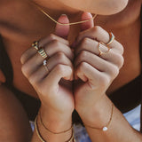 European And American Geometric Hollow Oval Ring – Gifts for Her — 1
