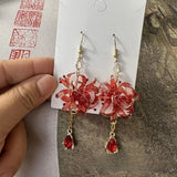 Red Spider Lily Manjushage Women's Earrings – Gifts for Her — 5