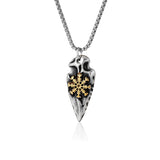 Triangle Shield Compass Pendant Viking Character – Jewelry Gift Ideas — 4