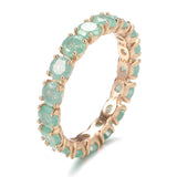 French Retro Champagne Gold Blue Ice Flower Zirconium – Surprise Gifts — 8
