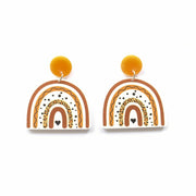 Women's Fashion Love Leopard Print Rainbow Acrylic – Stylish Gifts — 6