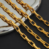 Thick Chain Necklace Bracelet Cuban Link Chain – Jewelry Gift Ideas — 4