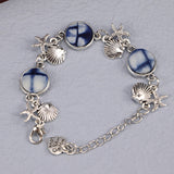 Ethnic Blue Dyed Tie-dye Bracelet Hand-stitched – Jewelry Gift Ideas — 13