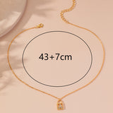 Gold Padlock Lock Pendant Rhinestone Initial Name – Jewelry Gift Ideas — 2