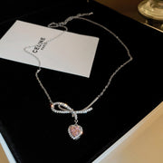 Love Zircon Bowknot Water Necklace – Jewelry Gift Ideas — 5