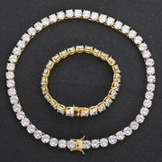 Tennis Necklace 8mm Copper Microinset Zircon – Jewelry Gift Ideas — 4
