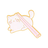 Kitty Brooch Bowl Cat Badge Golden M Badge Clothing – Stylish Gifts — 18