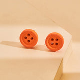 Personality Round Acrylic Stud Earrings Button – Jewelry Gift Ideas — 9