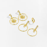 Fashion Premium Design Sense Earrings Circle Pendant – Stylish Gifts — 8