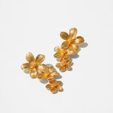 Flower Pendant Personalized Ear Studs – Jewelry Gift Ideas — 2