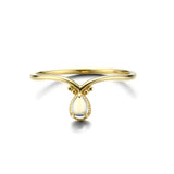 Korean 925 Sterling Silver Ring Natural Blue – Birthday Gifts — 5