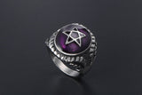 Men's And Women's Fashion Punk Hexagonal Star Ring – Stylish Gifts — 9