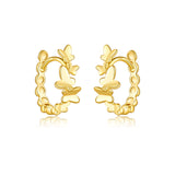 Women's S925 Sterling Silver Butterfly Simple Earrings – Gifts for Her — 7