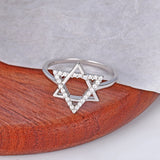 Sterling Silver Belief Hexagonal Mango Ring Ring – Birthday Gifts — 2