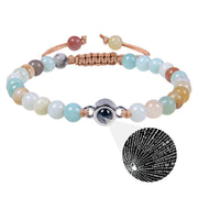 Frosted Stone White Turquoise Couple Bracelet – Jewelry Gift Ideas — 11