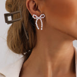 Vintage Plastic Pearl Bow Floral Hand-woven – Holiday Gift Ideas — 19