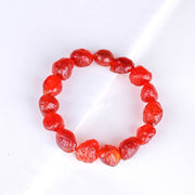 Colorful Agate Rough Stone Bracelet Colorful – Jewelry Gift Ideas — 9
