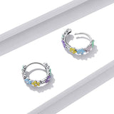 Niche Oil Dripping Small Flower Ear Clip – Special Occasion Gifts — 4