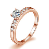 Fashion Women's Gold Plated Zircon Ring – Stylish Gifts — 3