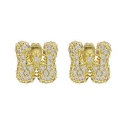 18K Brass Balloon Bubble Zircon Small Size Stud – Birthday Gifts — 8