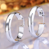 Women's Fashion Earrings Silver Plated Glossy Ear Ring – Stylish Gifts — 7
