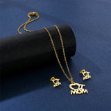 Mother's Day Jewelry Set Stainless Steel I Love – Jewelry Gift Ideas — 3