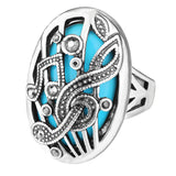 Hollow Carved Music Symbol Retro Ring – Creative Gifts — 5