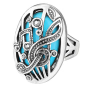 Hollow Carved Music Symbol Retro Ring – Creative Gifts — 5