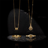 Winter Limited Vintage Snowflake Zircon Necklace – Jewelry Gift Ideas — 4
