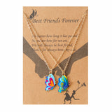 Butterfly Necklace Colorful Dripping Oil – Jewelry Gift Ideas — 3