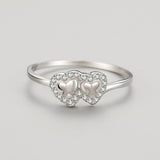 S925 Silver Ring Female Japanese Heart-shaped – Gifts for Her — 3