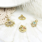 Exaggerated Micro Inlaid Zircon Eyes Hanging – Jewelry Gift Ideas — 8
