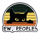 People Cat Corsage Enamel Badge – Cat Lover Gifts — 3