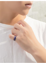 Korean Style ECG Couple Ring Stainless Steel Heartbeat – Stylish Gifts — 4