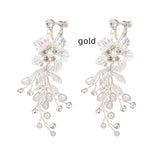 Bridal Earrings Flower Beads Without Piercing – Useful Gifts — 5