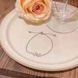 Niche Refined Zircon Bow Bracelet For Women – Jewelry Gift Ideas — 3